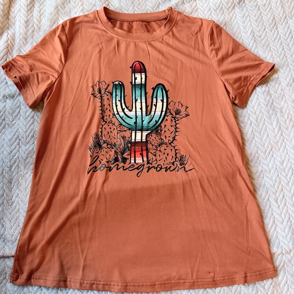 Homegrown Graphic Tee in Orange